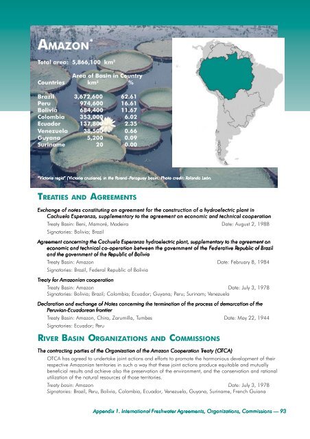 Latin America; in English (pdf) - Transboundary Freshwater Dispute ...