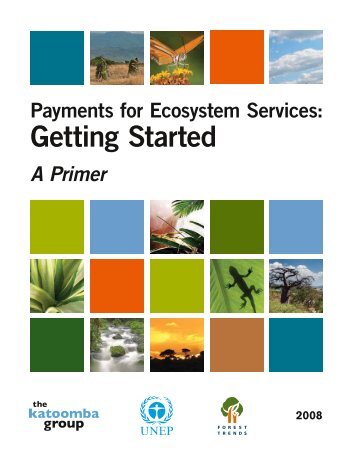 Payments for Ecosystem Services: Getting Started. A Primer - UNEP