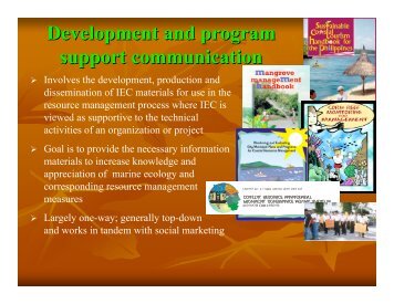 Development and Program Support Communication