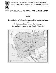 NATIONAL REPORT OF CAMBODIA - South China Sea Project