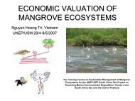 economic valuation of mangrove ecosystems - South China Sea ...