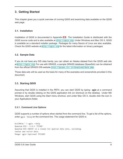 TRD 05: Data Presentation techniques (Mapping) Quantum GIS ...