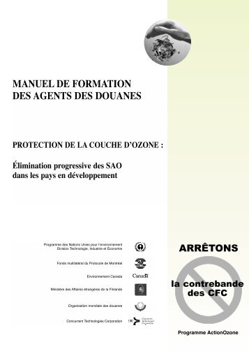 MANUEL DE FORMATION DES AGENTS DES DOUANES - DTIE