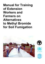 Manual for Training of Extension Workers and Farmers on ... - DTIE