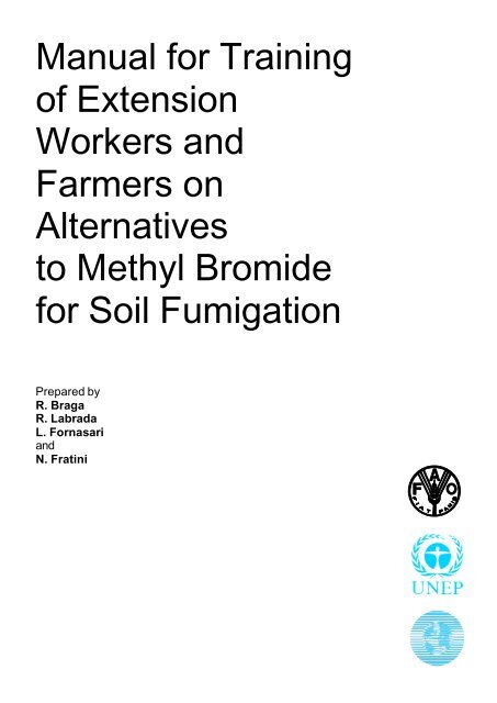 Manual for Training of Extension Workers and Farmers on ... - DTIE