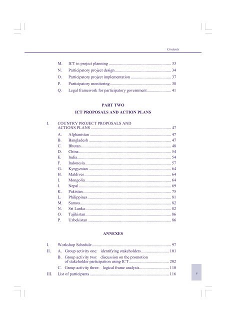 Report of the Regional Workshop - Escap