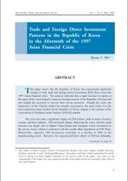 Trade and Foreign Direct Investment Patterns in the ... - Escap