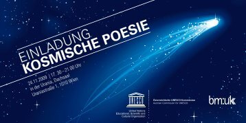 KOSMISCHE POESIE - Ãsterreichische UNESCO-Kommission