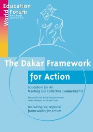 The Dakar Framework for Action - unesdoc - Unesco