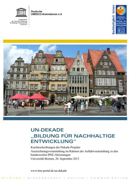 Die 15 ausgezeichneten Projekte (PDF) - Unesco