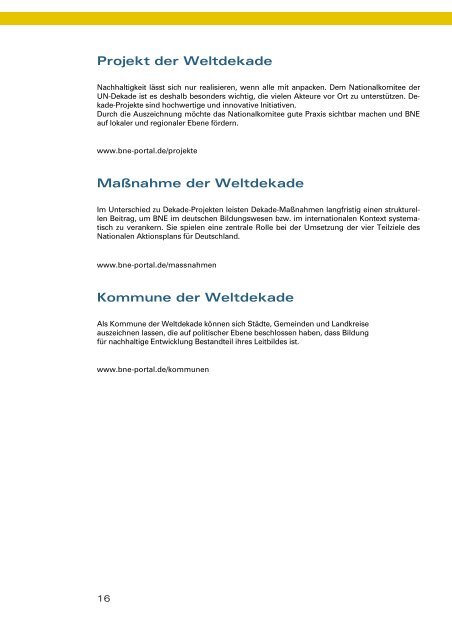 Die 15 ausgezeichneten Projekte (PDF) - Unesco