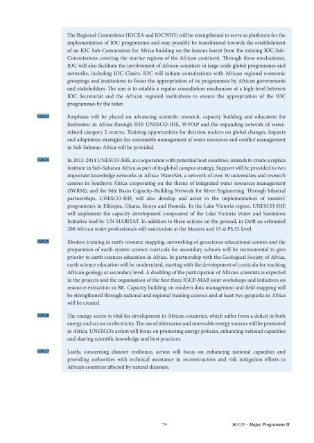 UNESCO. General Conference; 36th; 36 C/5: volume 1: Draft ...