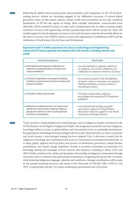 UNESCO. General Conference; 36th; 36 C/5: volume 1: Draft ...