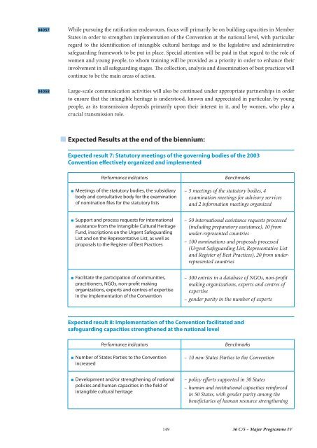 UNESCO. General Conference; 36th; 36 C/5: volume 1: Draft ...