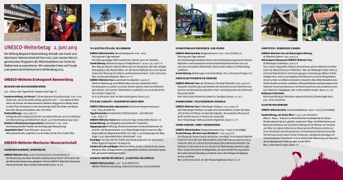 UNESCO-Welterbe erhalten und gestalten