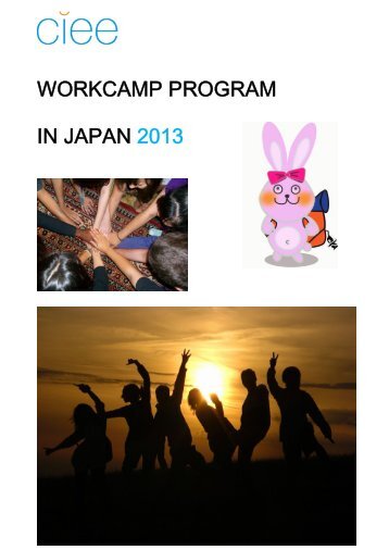 WORKCAMP PROGRAM IN JAPAN 2013