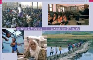 Chapter 2. Progress towards the EFA goals - Unesco