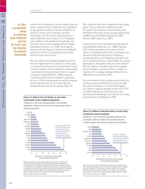 Chapter 2. Progress towards the EFA goals - Unesco