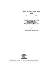 Document de travail No. 57 - Unesco