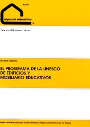 El Programa de la UNESCO de Edificios y Mobiliaro Educativos