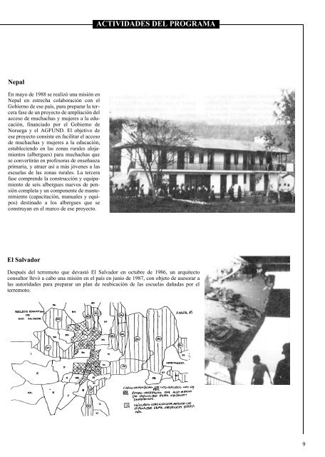 El Programa de la UNESCO de Edificios y Mobiliaro Educativos