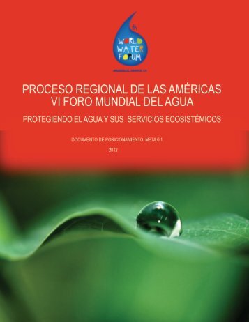 Protegiendo el Agua y sus Servicios EcosistÃ©micos - Unesco