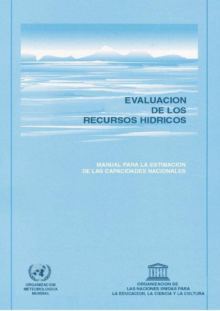 evaluaciÃ³n de los recursos hÃ­dricos manual para la ... - Infoiarna