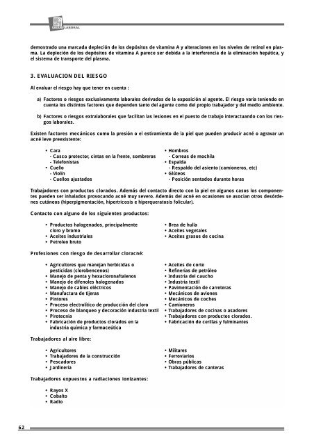 Dermatosis Laborales - Universidad de Extremadura