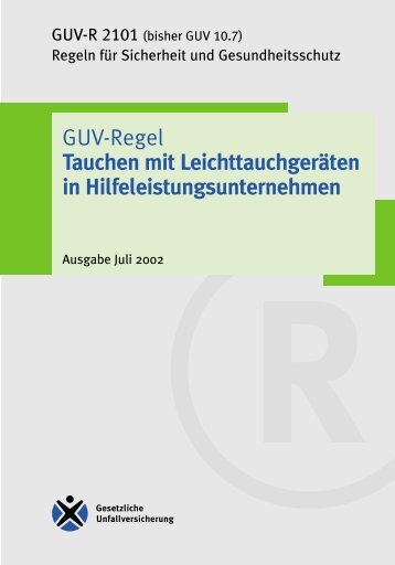 GUV-R 2101 - "Publikationen" der DGUV