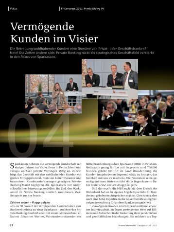 Vermögende Kunden im Visier - Finanz Informatik