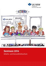 Seminare 2014 - Unfallkasse NRW