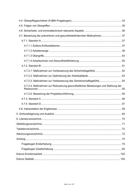 Abschlussbericht zum abba-Projekt - Unfallkasse Rheinland-Pfalz