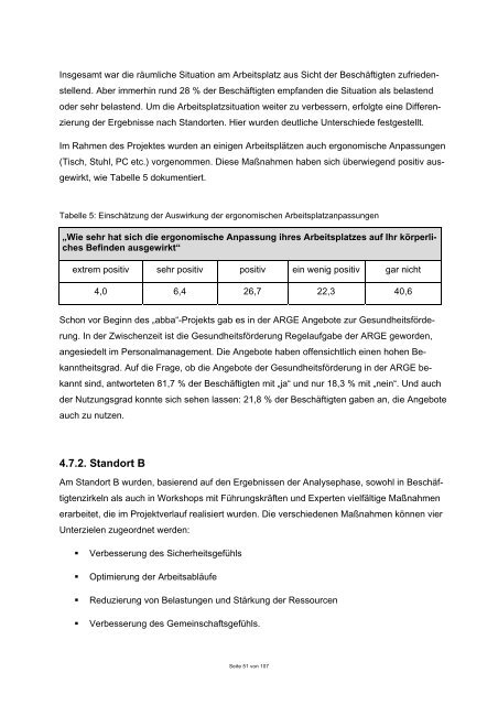 Abschlussbericht zum abba-Projekt - Unfallkasse Rheinland-Pfalz