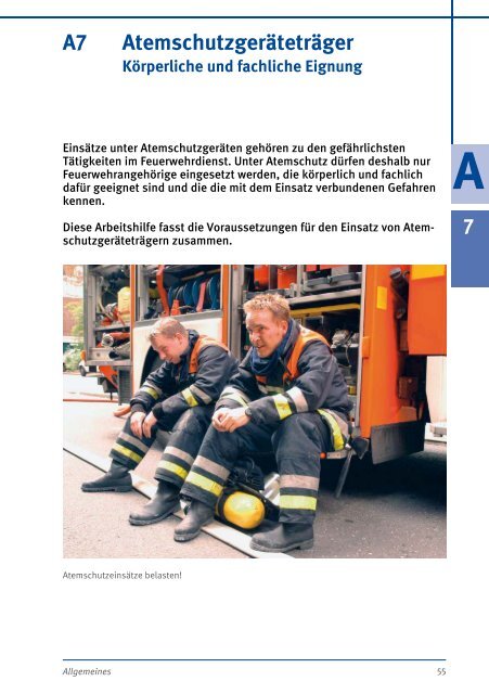 GUV-I 8651 Sicherheit im Feuerwehrdienst - "Publikationen" der ...