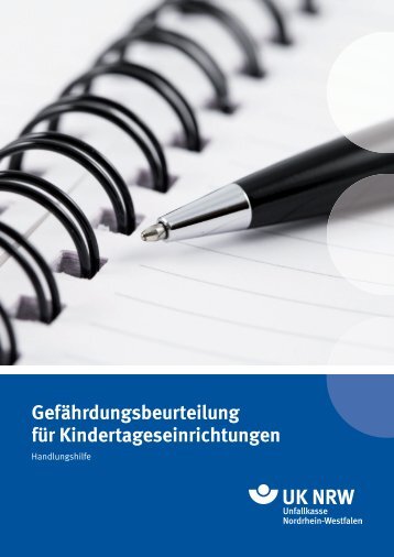 GefÃ¤hrdungsbeurteilung fÃ¼r Kindertageseinrichtungen - Sichere Kita