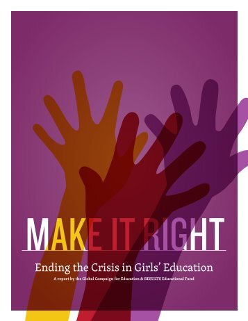 Ending the Crisis in Girls' Education - Global Campaign for Education