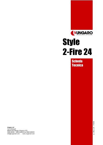 Style 2-Fire 24 - Ungaro srl