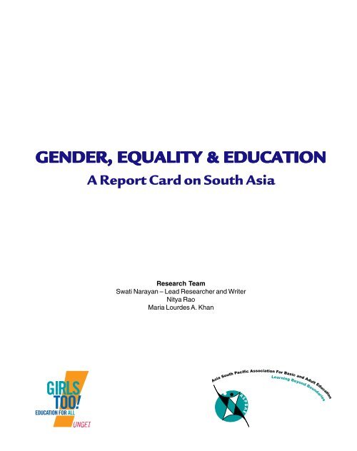Cover(final) - United Nations Girls' Education Initiative