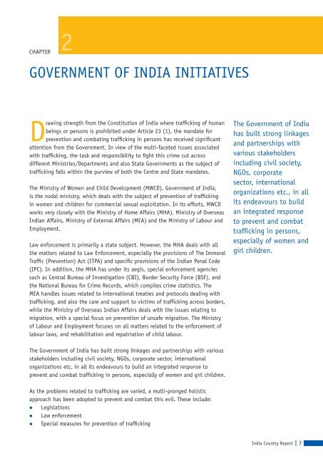 India Country Report - United Nations Office on Drugs and Crime
