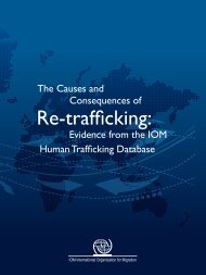 Re-trafficking: - IOM Publications - International Organization for ...