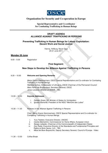 Organization for Security and Co-operation in Europe