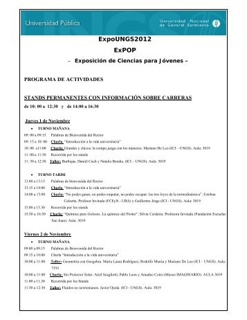 Descargar programa completo de actividades