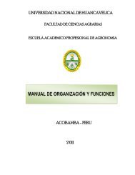 Manual de OrganizaciÃ³n y Funciones - MOF. - Universidad Nacional ...