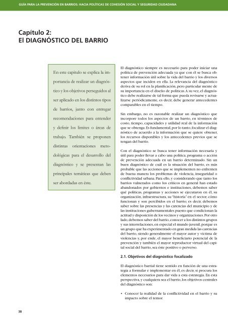 Guía para la prevención en Barrios Hacia políticas de ... - UN-Habitat