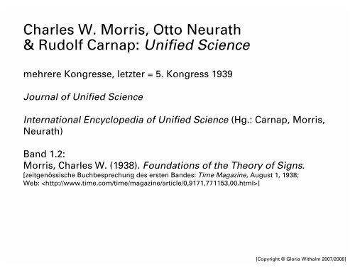 SEMIOTIK = ??? 03: Ch.W. Morris