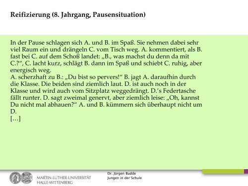 Jungen in der Schule - UniversitÃ¤t Augsburg