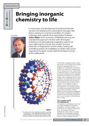 Bringing inorganic chemistry to life