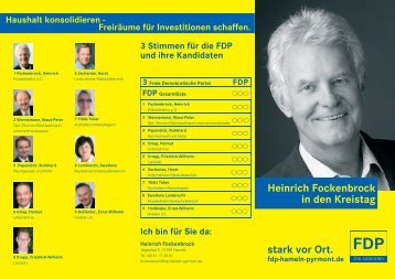 Haushalt konsolidieren - FDP Niedersachsen