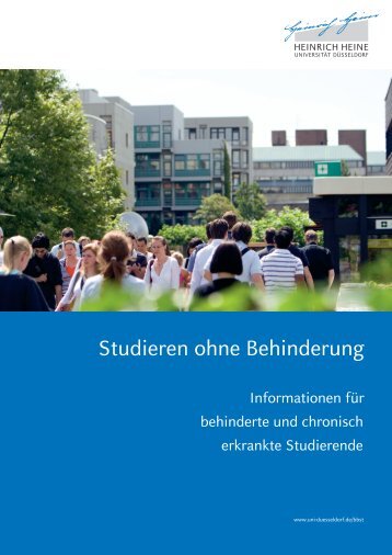 Leitfaden das Behindertenbeauftragten - Heinrich-Heine-Universität ...