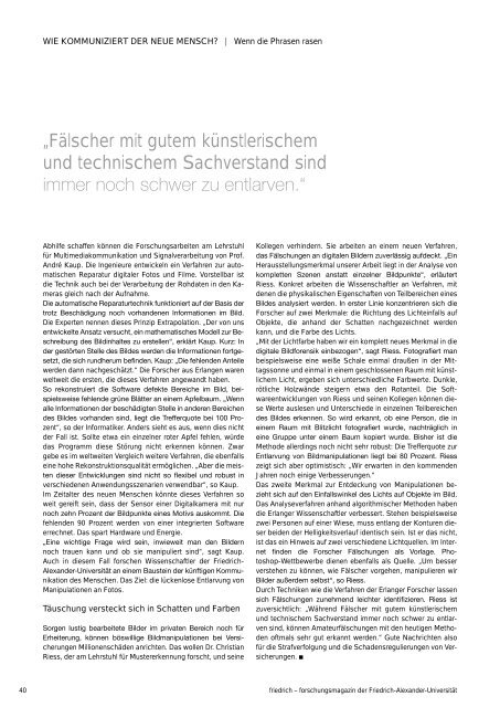 DER NEUE MENSCH - Friedrich-Alexander-Universität Erlangen ...